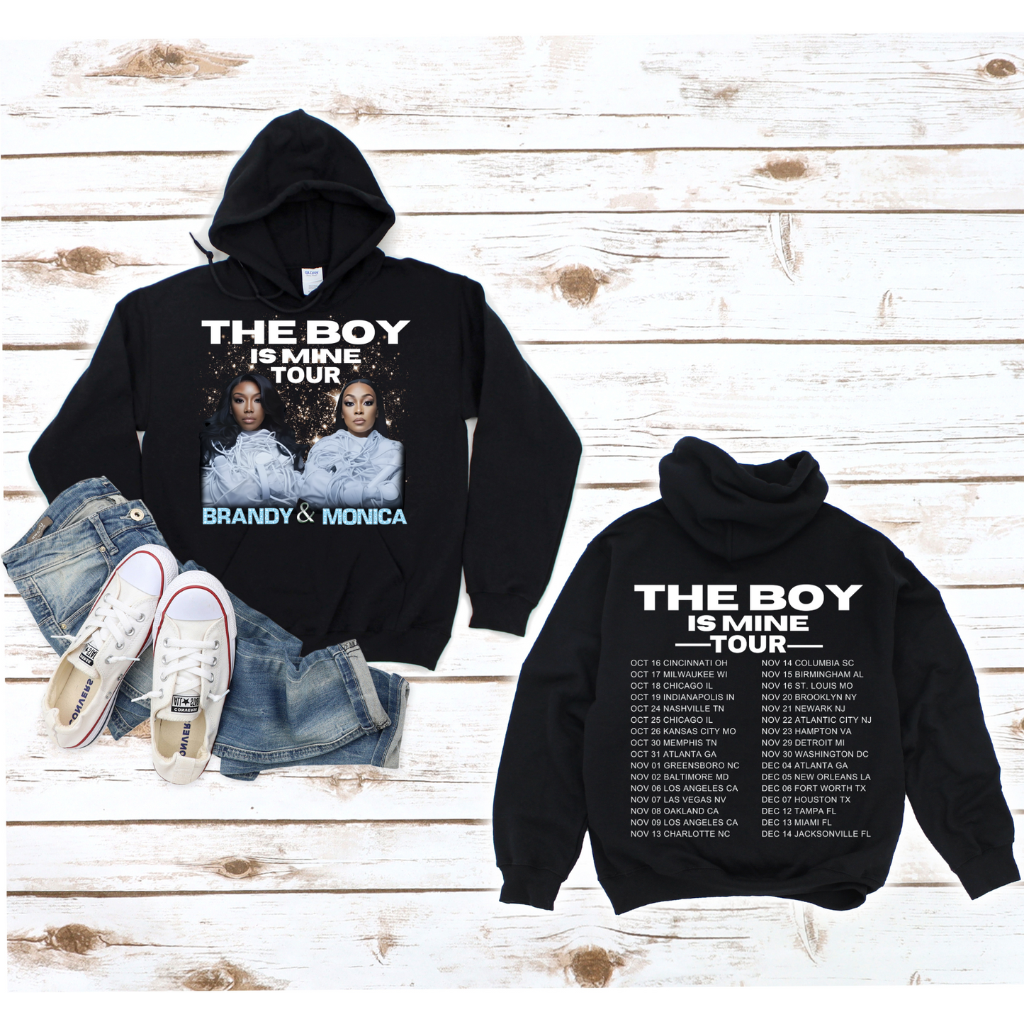 Monica And Brandy The Boy Is Mine Tour Hoodie
