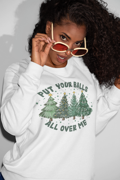 Put Your Balls All Over Me Christmas Hoodie/Sweatshirt