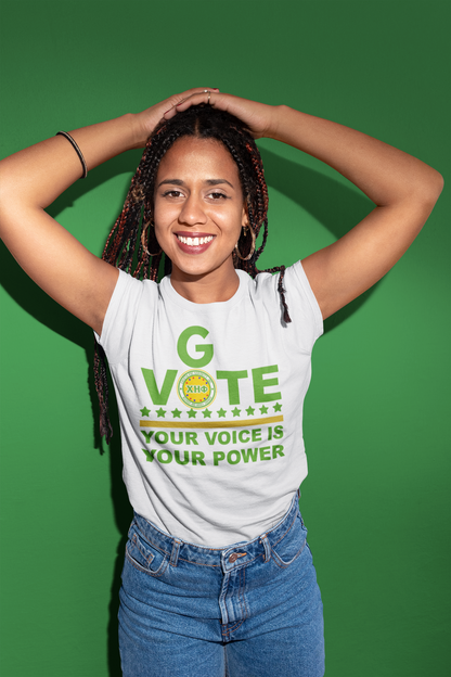 Chi Eta Phi Go Vote Your Voice Is Your Power T-shirt