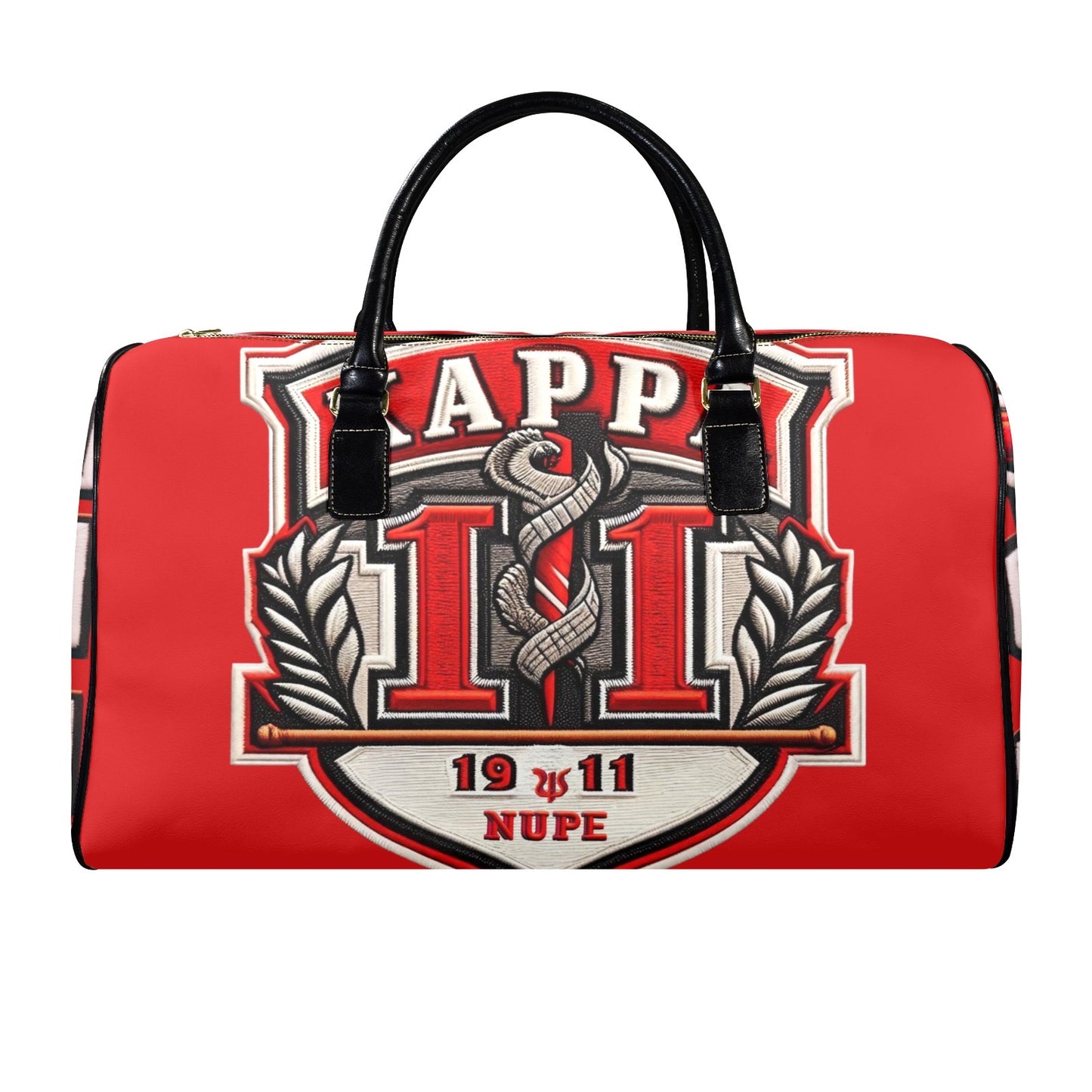 Kappa Alpha Psi Nupe Leather Travel Bag - Large