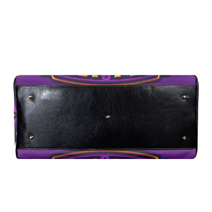 Omega Psi Phi Leather Travel Bag - Large