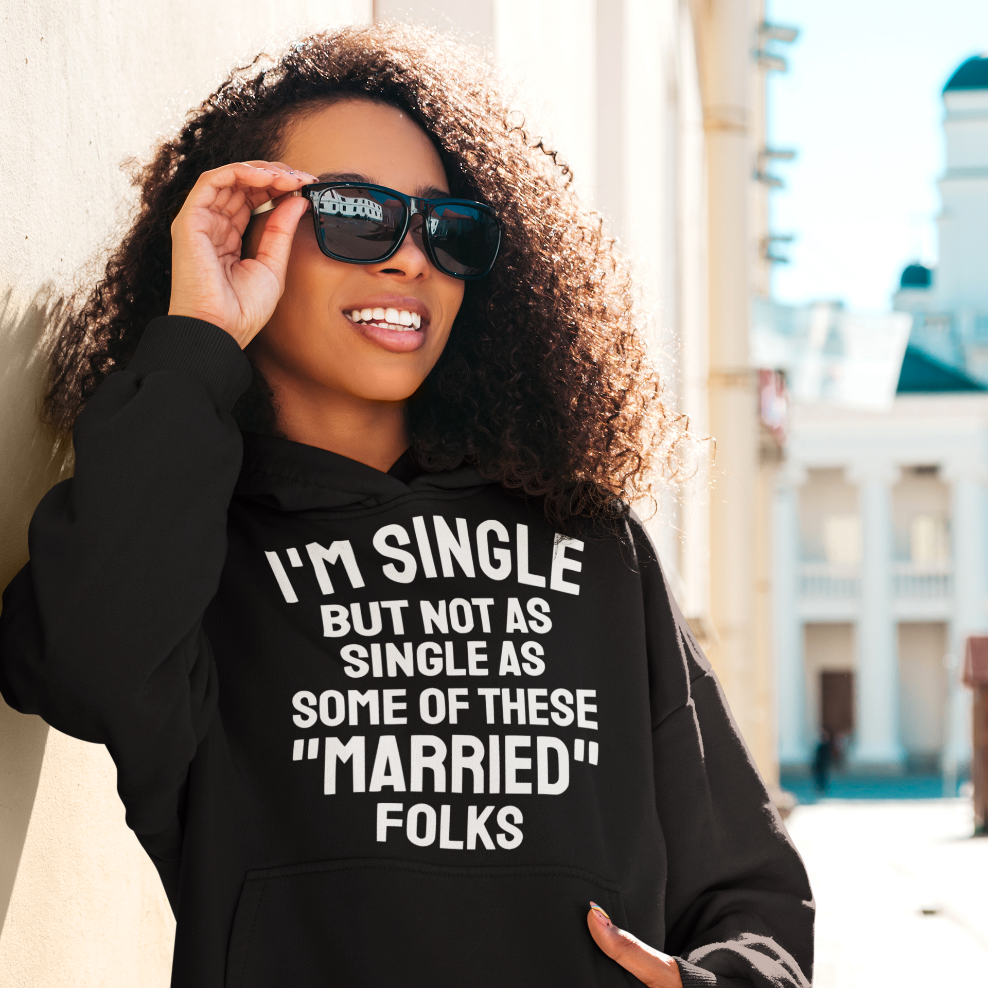 Im single hoodie hot sale