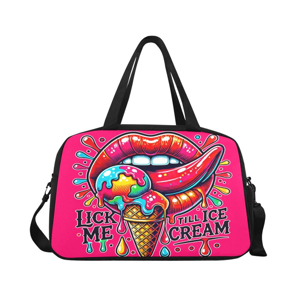 Lick Me Till Ice Cream Gym/Weekend Bag