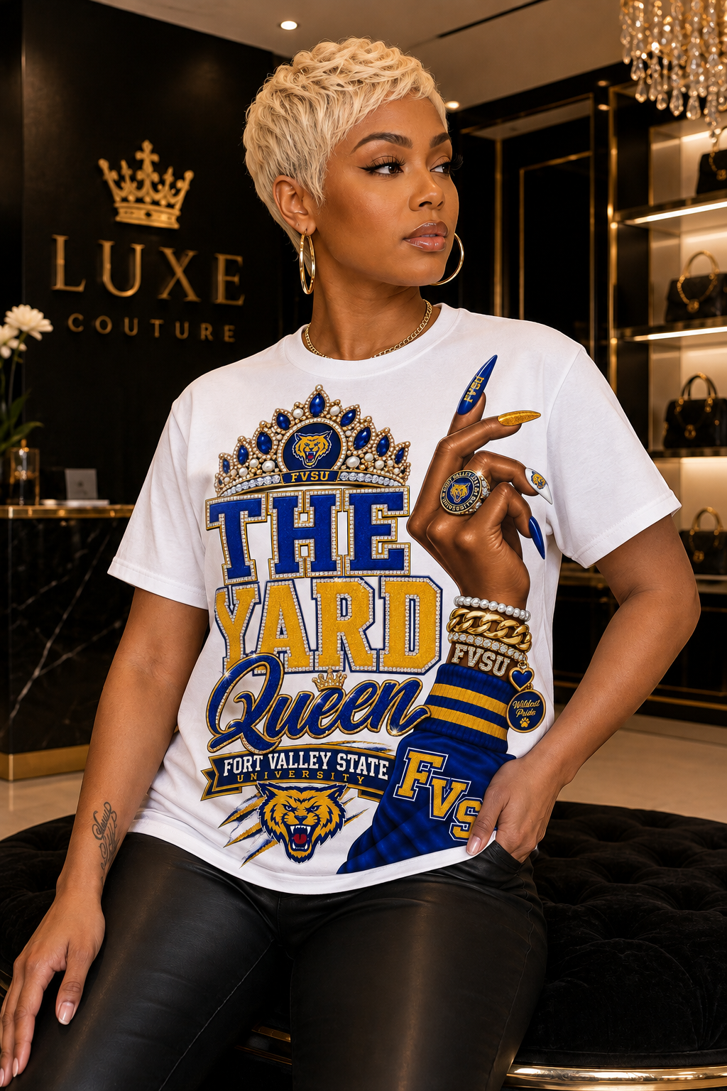 The Yard Queen Fort Valley State University Homecoming T-shirt