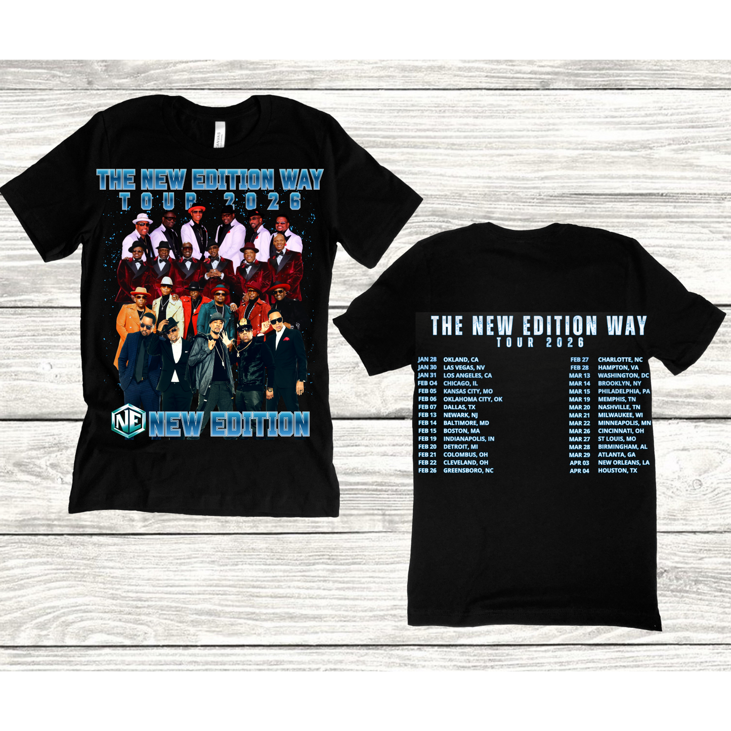 NE The New Edition Tour 2026 T-shirt