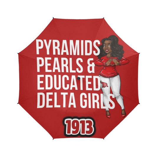 Pyramids Pearls & Educated Delta Girls Umbrella