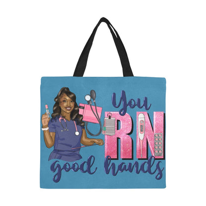 You RN Good Hands Nurse Tote bag