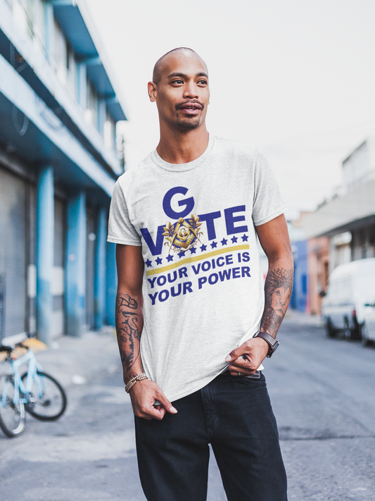 Mason Go Vote Your Voice Is Your Power T-shirt