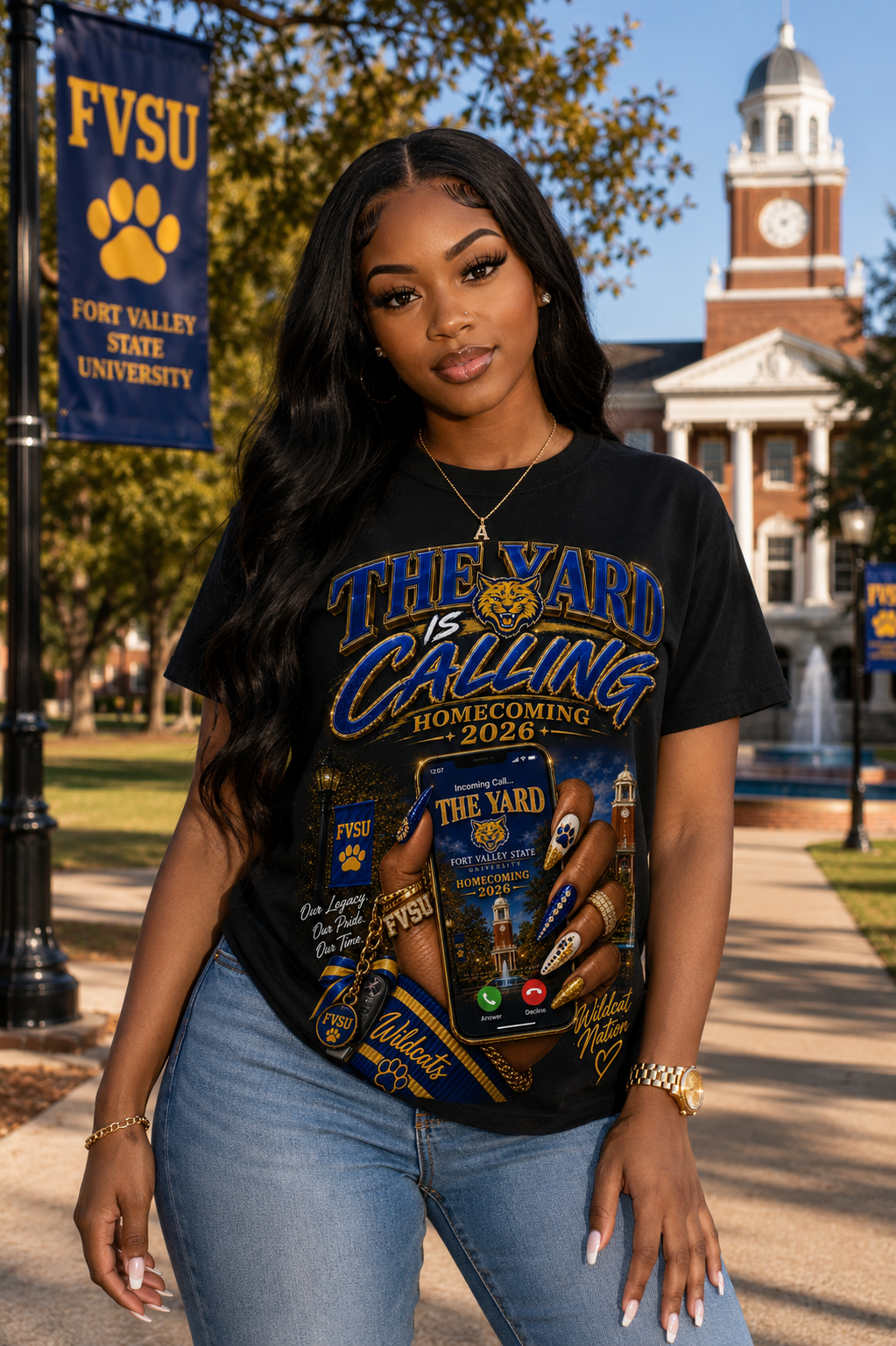 The Yard Is Calling Fort Valley State University Homecoming T-shirt
