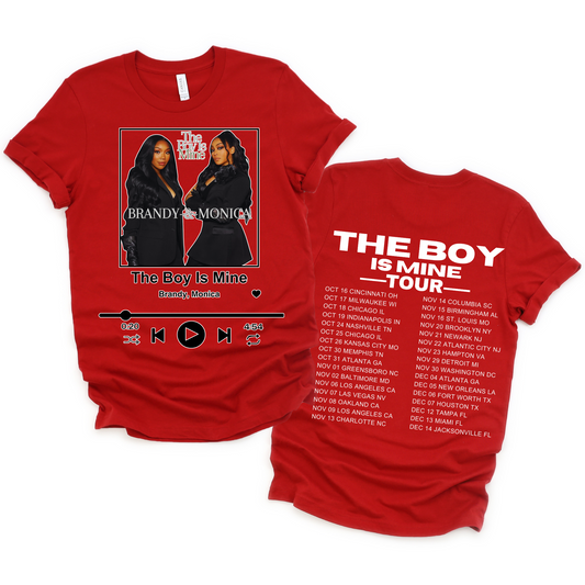 Brandy And Monica The Boy Is Mine Spotify Tour T-shirt