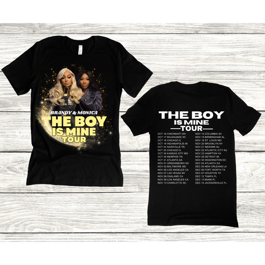 Monica And Brandy The Boy Is Mine Tour T-shirt
