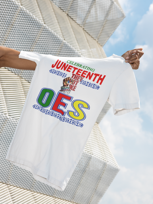 OES Celebrating Juneteenth They Not Like Us T-shirt