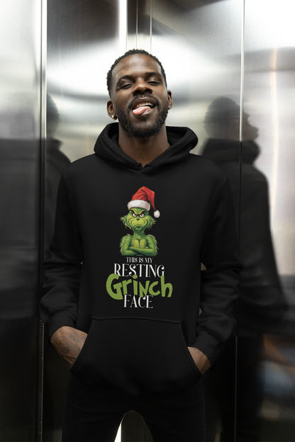 Resting Grinch Face Hoodie