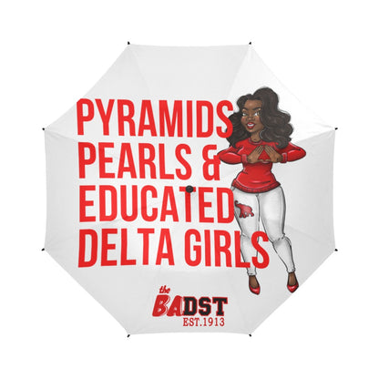 Pyramids Pearls & Educated Delta Girls Umbrella