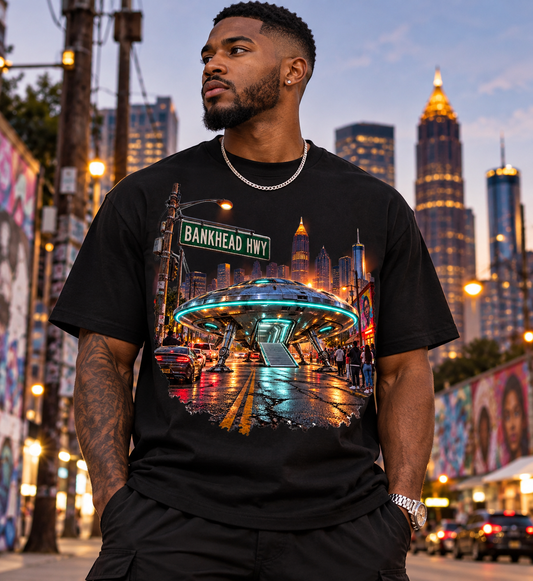 Bankhead Hwy Spaceship T-Shirt