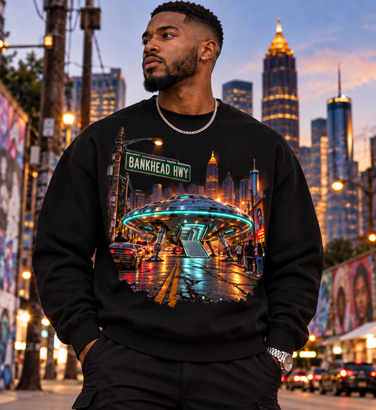 Bankhead Hwy Spaceship Sweatshirt