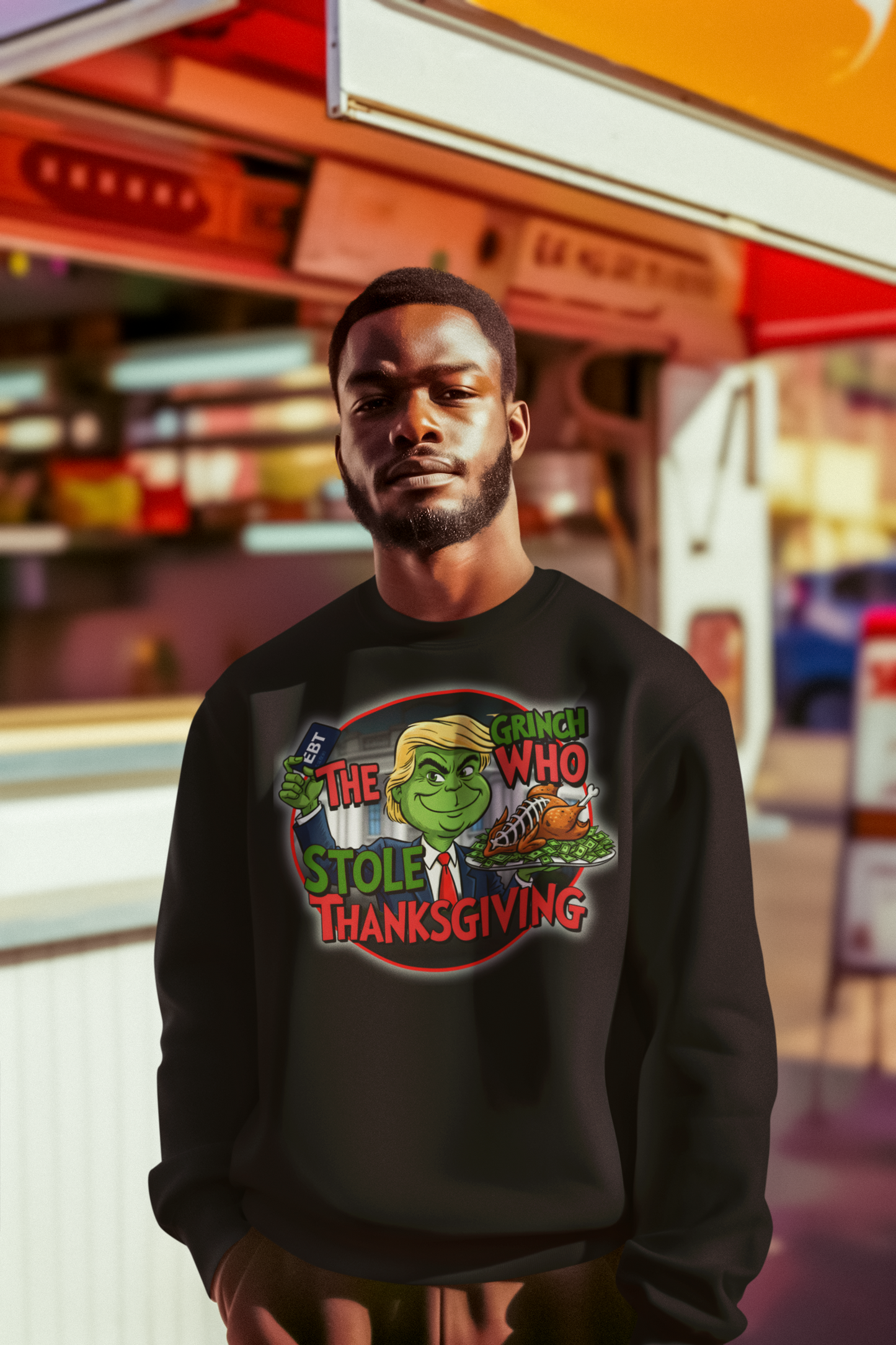 The Grinch Who Stole Thanksgiving Sweatshirt