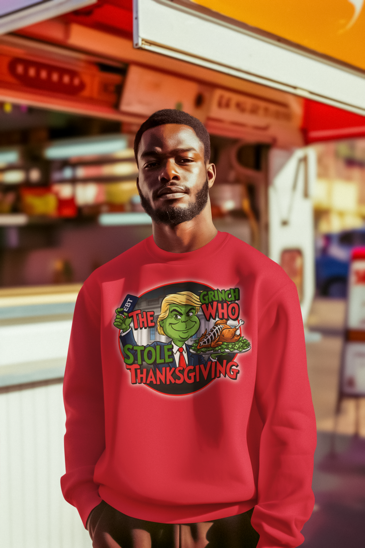 The Grinch Who Stole Thanksgiving Sweatshirt