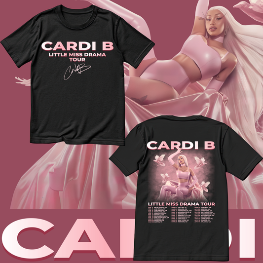 Cardi B Am I The Drama Tour T-shirt