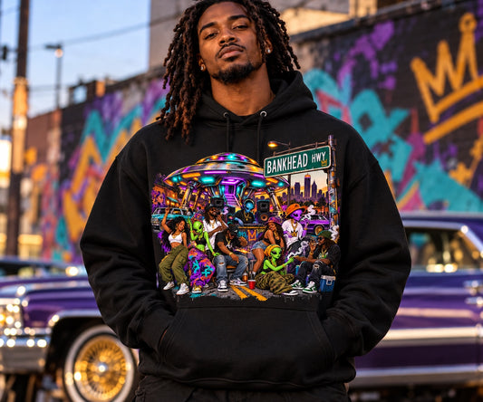 Bankhead Block Party black hoodie