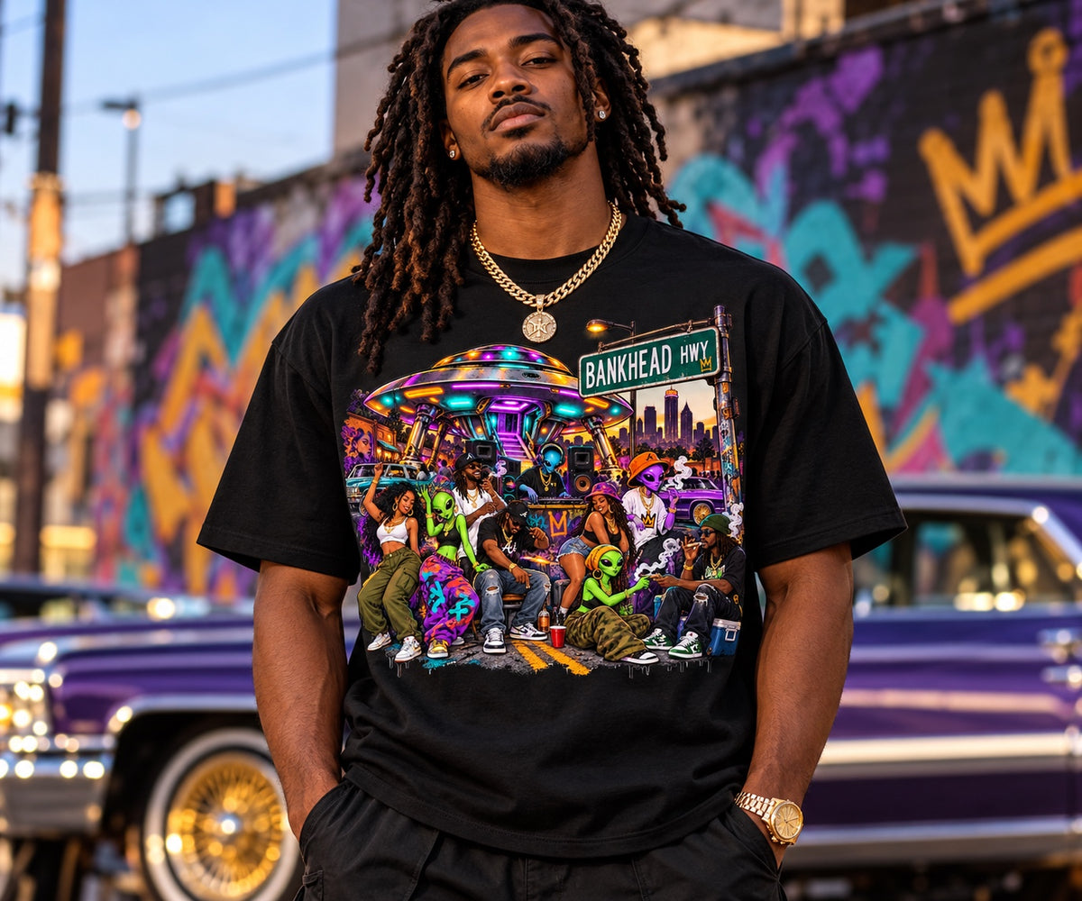 Bankhead Block Party black t-shirt