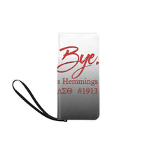 Load image into Gallery viewer, Girl Bye Delta Sigma Theta Wristlet