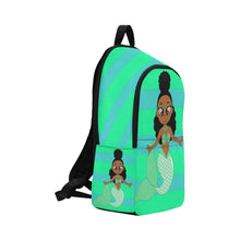Load image into Gallery viewer, Sable The Chocolate Mermaid Backpack