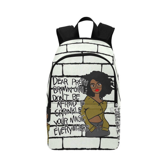Dear Pretty Brown Girl:  Don't Be Afraid To Sprinkle Your Magic Everywhere! Backpack