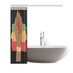 I Love My Blackness Shower Curtain