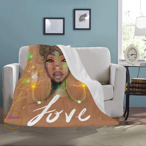 Love Goddess Fleece Blanket