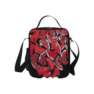 Red J’s Sneaker Addict Kids Crossbody Lunch Bag