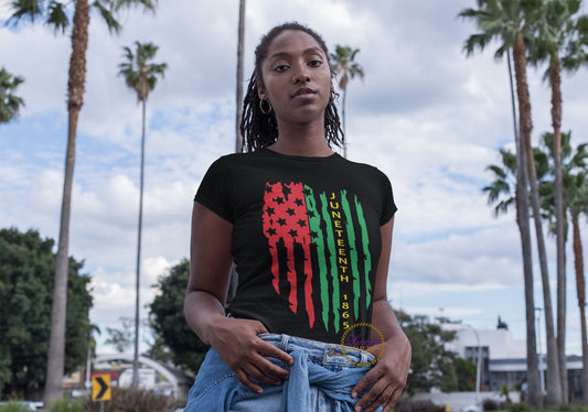 Juneteenth Flag T-shirt