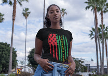 Load image into Gallery viewer, Juneteenth Flag T-shirt