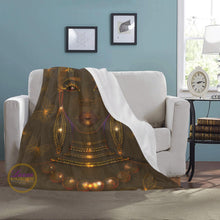 Load image into Gallery viewer, Green Goddess Fleece Blanket