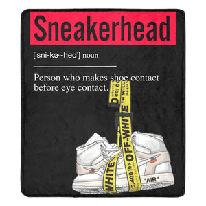 Sneakerhead Definition Fleece Blanket