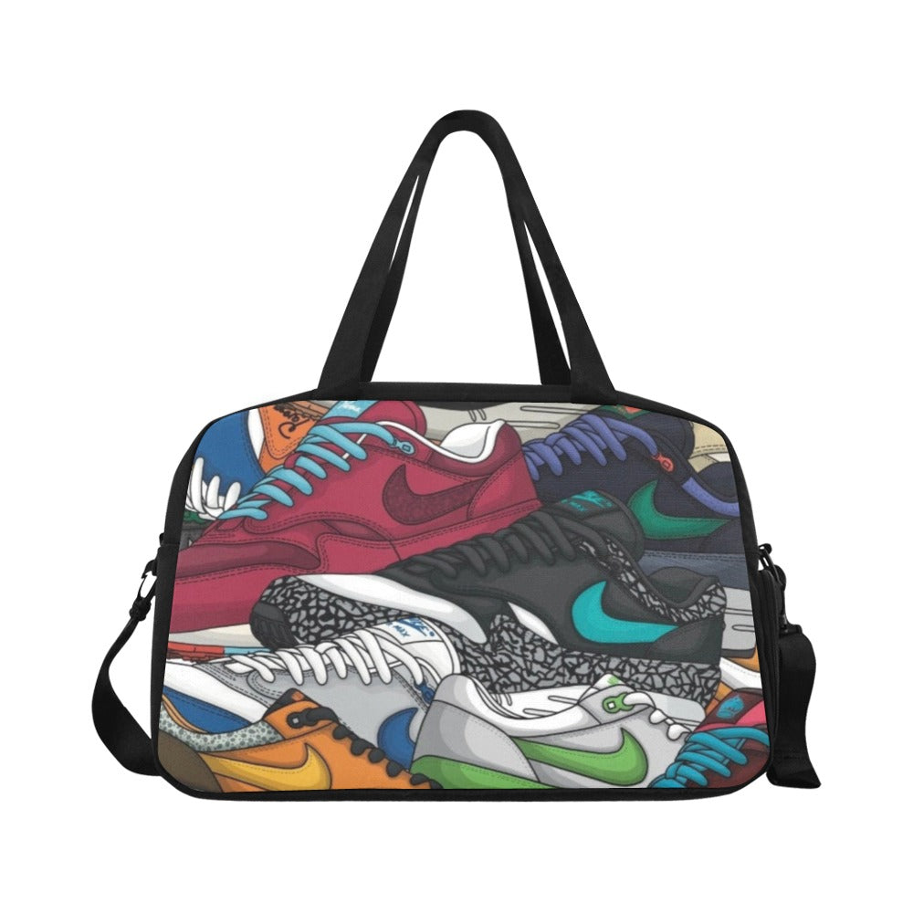 Sneaker Collage Fitness/Overnight Bag