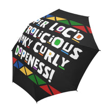 Load image into Gallery viewer, Super Loc’d Afrolicious Kinky Curly Dopeness Umbrella