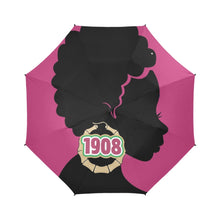 Load image into Gallery viewer, 1908 AKA AFRO UMBRELLA