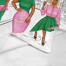 Load image into Gallery viewer, AKA’s Take Paris Fleece Blanket