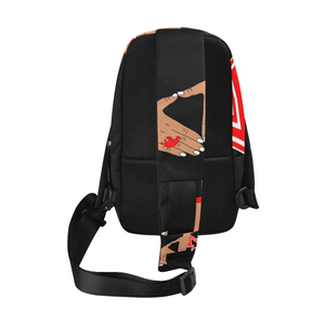 Delta Sigma Theta Hand Sign Chest Bag