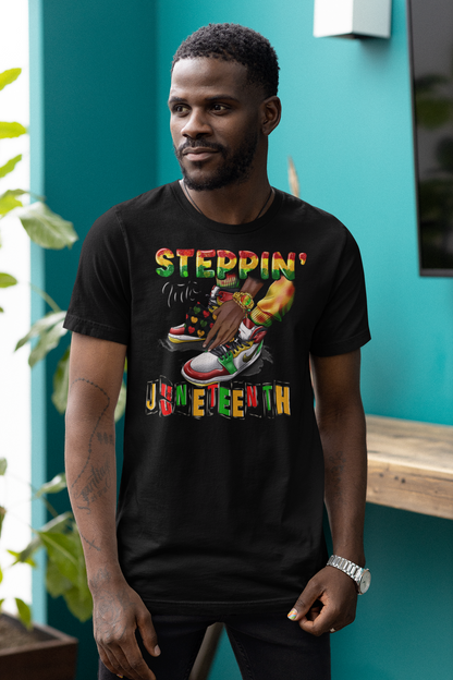 Steppin’ Into Juneteenth T-shirt