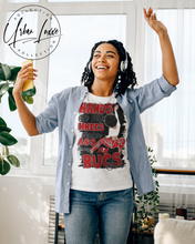 Load image into Gallery viewer, Hands On My Knees Shakin’ A$$ On My BUCS Shit T-shirt
