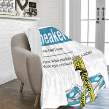 Load image into Gallery viewer, Sneakerhead Definition Fleece Blanket