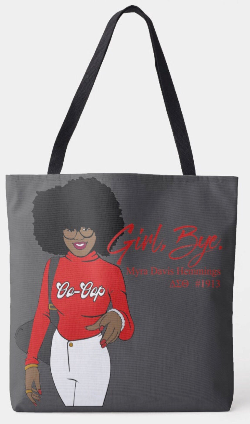 Girl Bye Shoulder Tote Bag