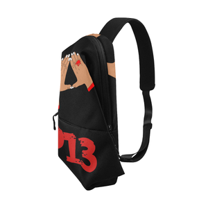 Delta Sigma Theta Hand Sign Chest Bag