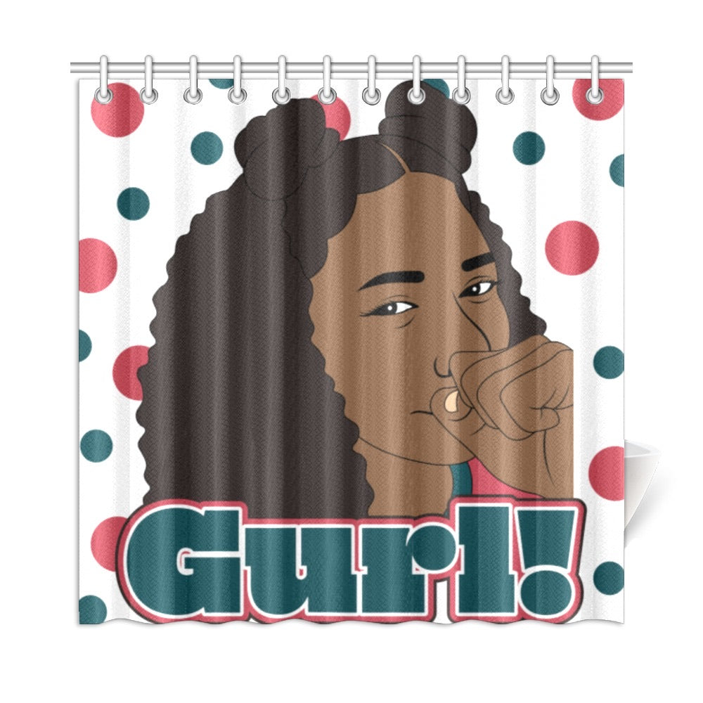 GURL! Shower Curtain