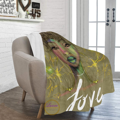 Love Goddess Fleece Blanket