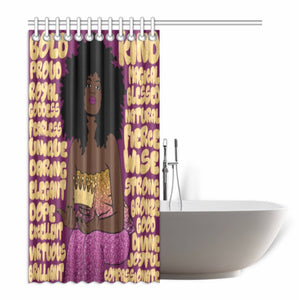 Words Of Affirmation Shower Curtain