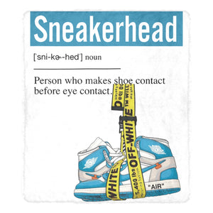 Sneakerhead Definition Fleece Blanket