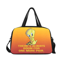 Load image into Gallery viewer, Tweety There’s Always Room For One More Pair Sneaker Addict Fitness/Overnight Bag